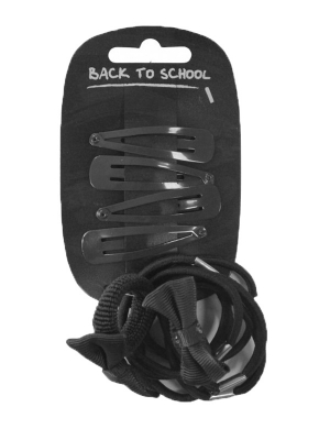 Bow Clips & Bobbles - Black